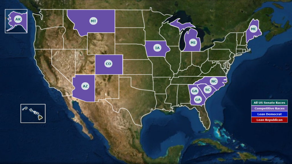 Competitive 2020 Senate Races 2