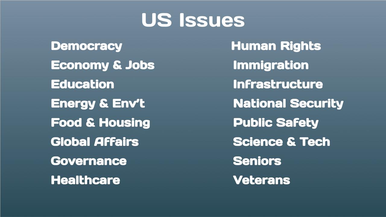 US Issues Overview