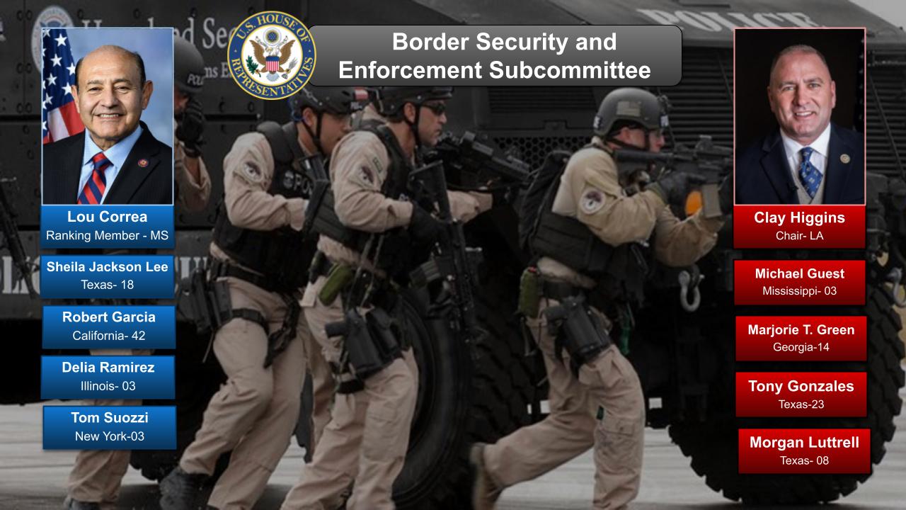 Border Security and Enforcement Subcommittee