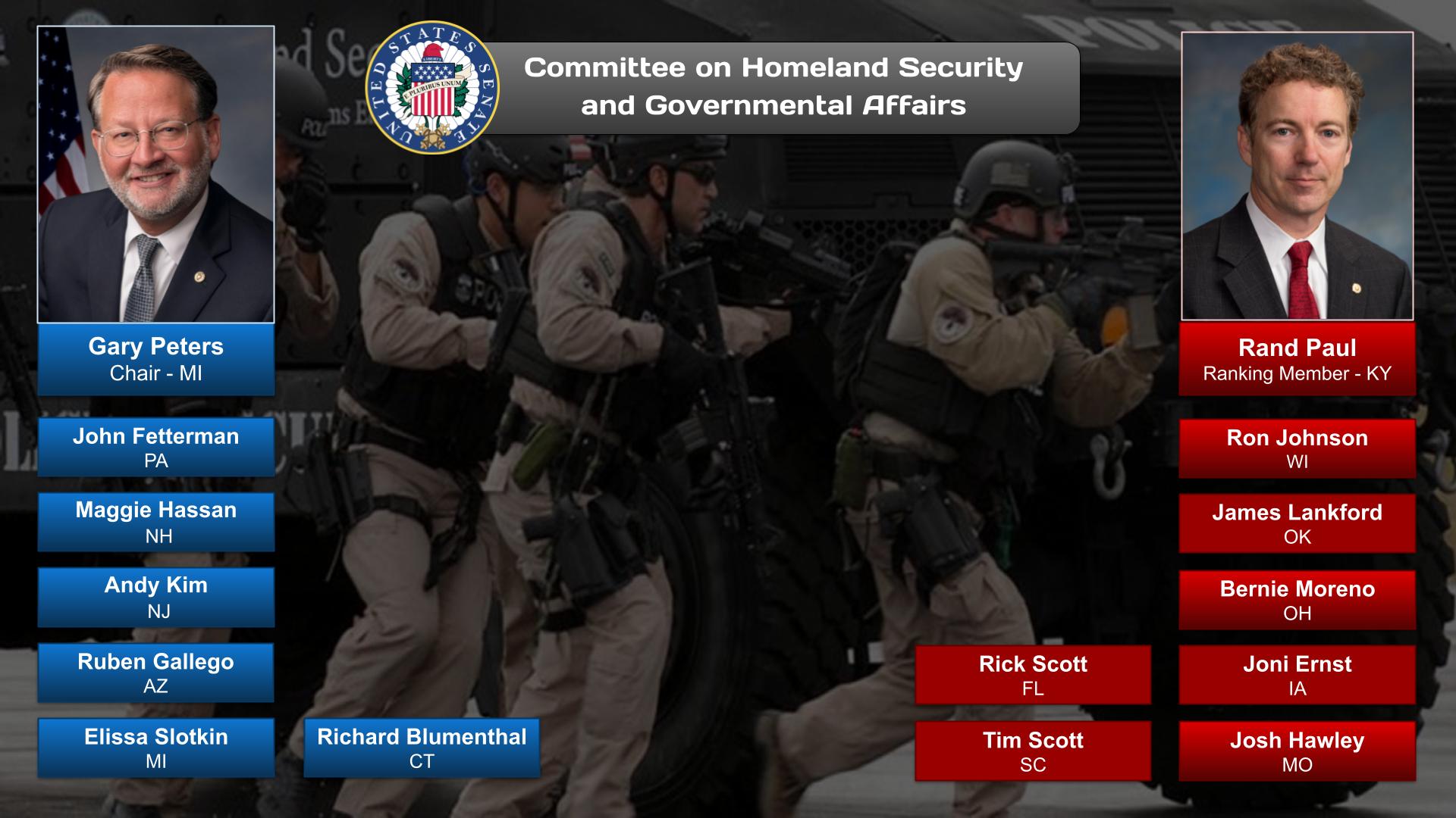 Homeland Security and Governmental Affairs Committee 1